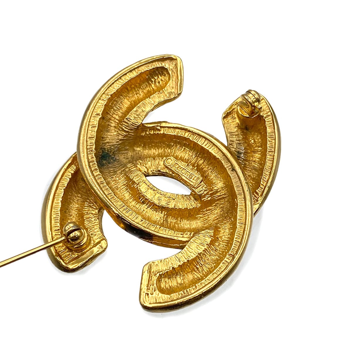 Luxury Promise Japan CHANEL VINTAGE COCOMARK BROOCH GOLD ACCESSORY 90274472