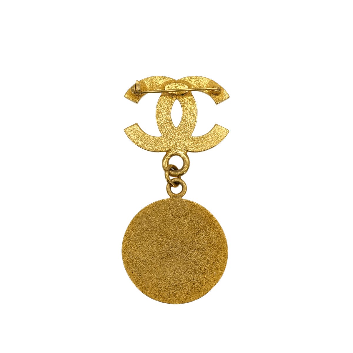 Luxury Promise Japan CHANEL VINTAGE COCOMARK BROOCH GOLD ACCESSORY 95A 90309184