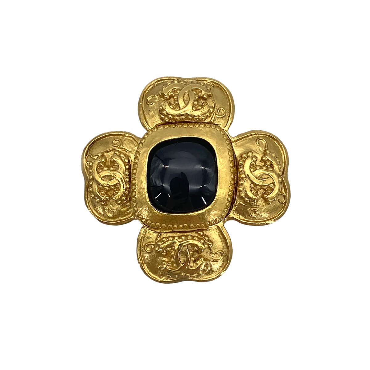 Luxury Promise Japan CHANEL VINTAGE COCOMARK BROOCH STONE ACCESSORY 96A 90273405