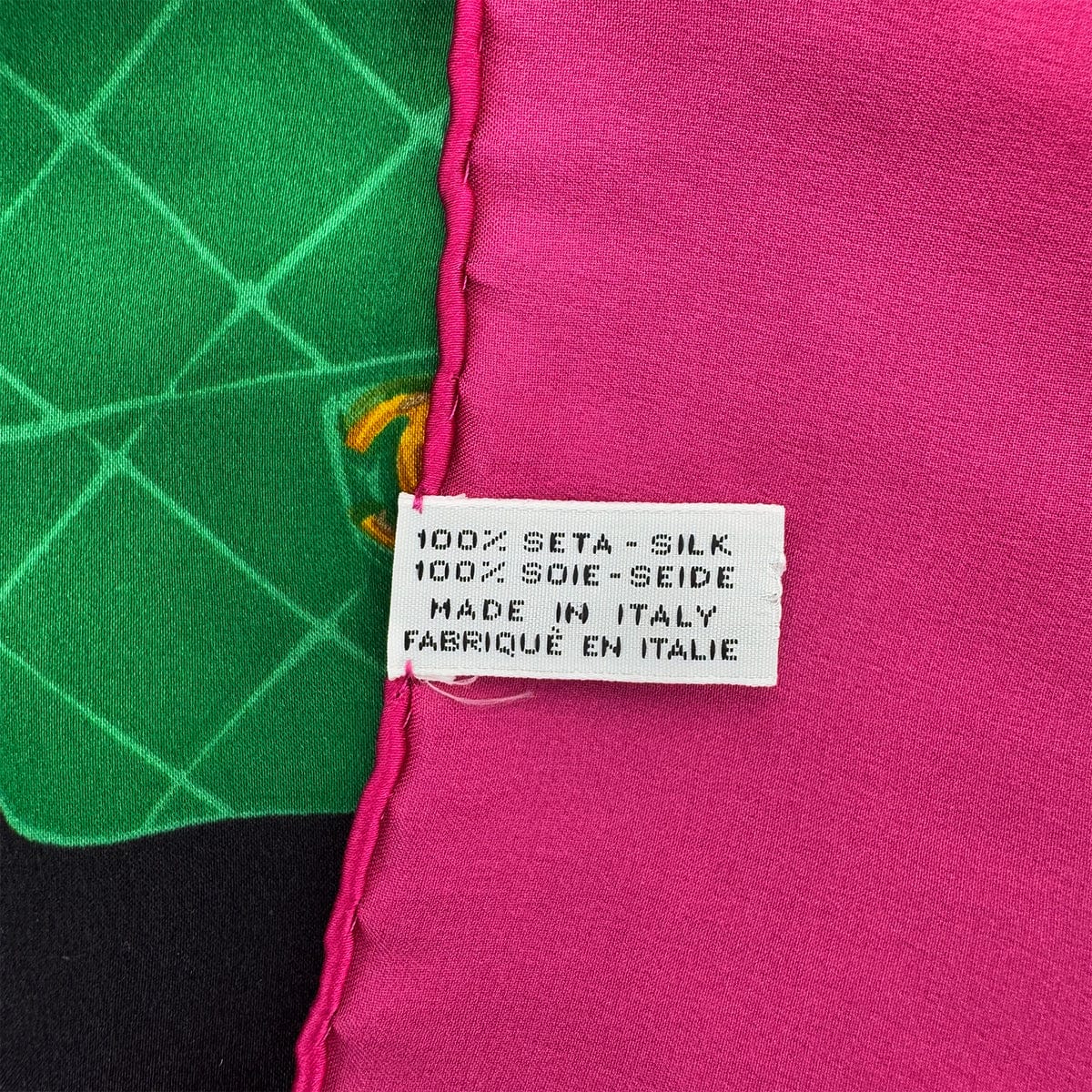 Luxury Promise Japan CHANEL VINTAGE COCOMARK MATELASSE CHAIN SHOULDER BAG PATTERN SCARF MULTICOLOR SILK 90286896