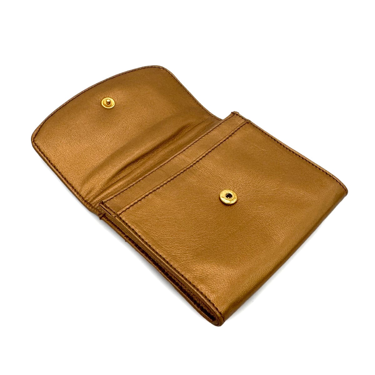 Luxury Promise Japan CHANEL VINTAGE COIN PURSE BRONZE LAMB SKIN 90300865