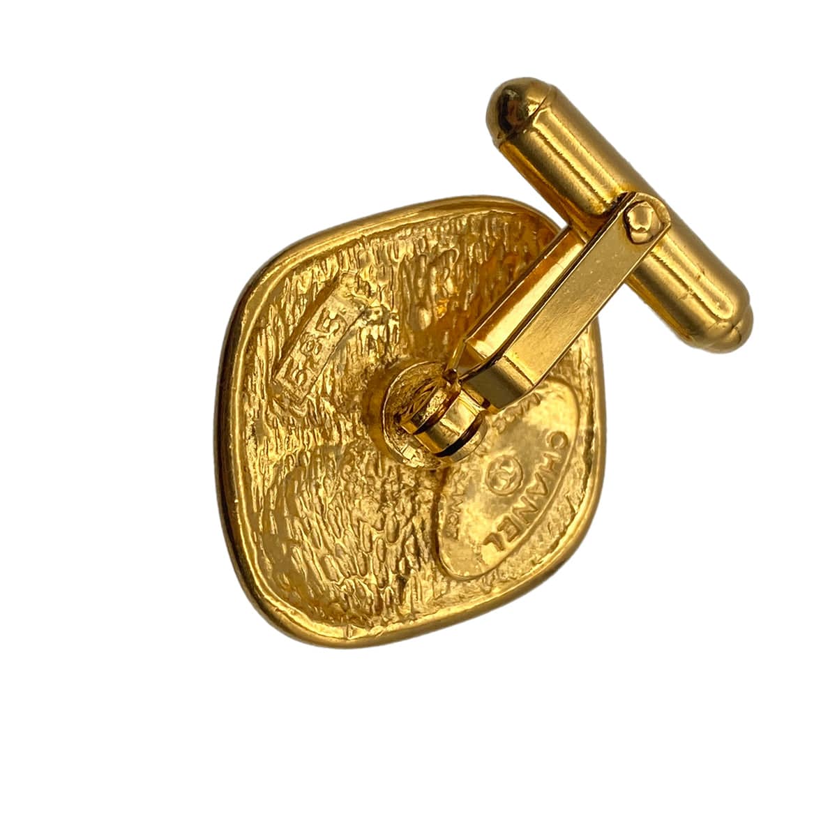 Luxury Promise Japan CHANEL VINTAGE CUFFLINKS GOLD ACCESSORY 90270375