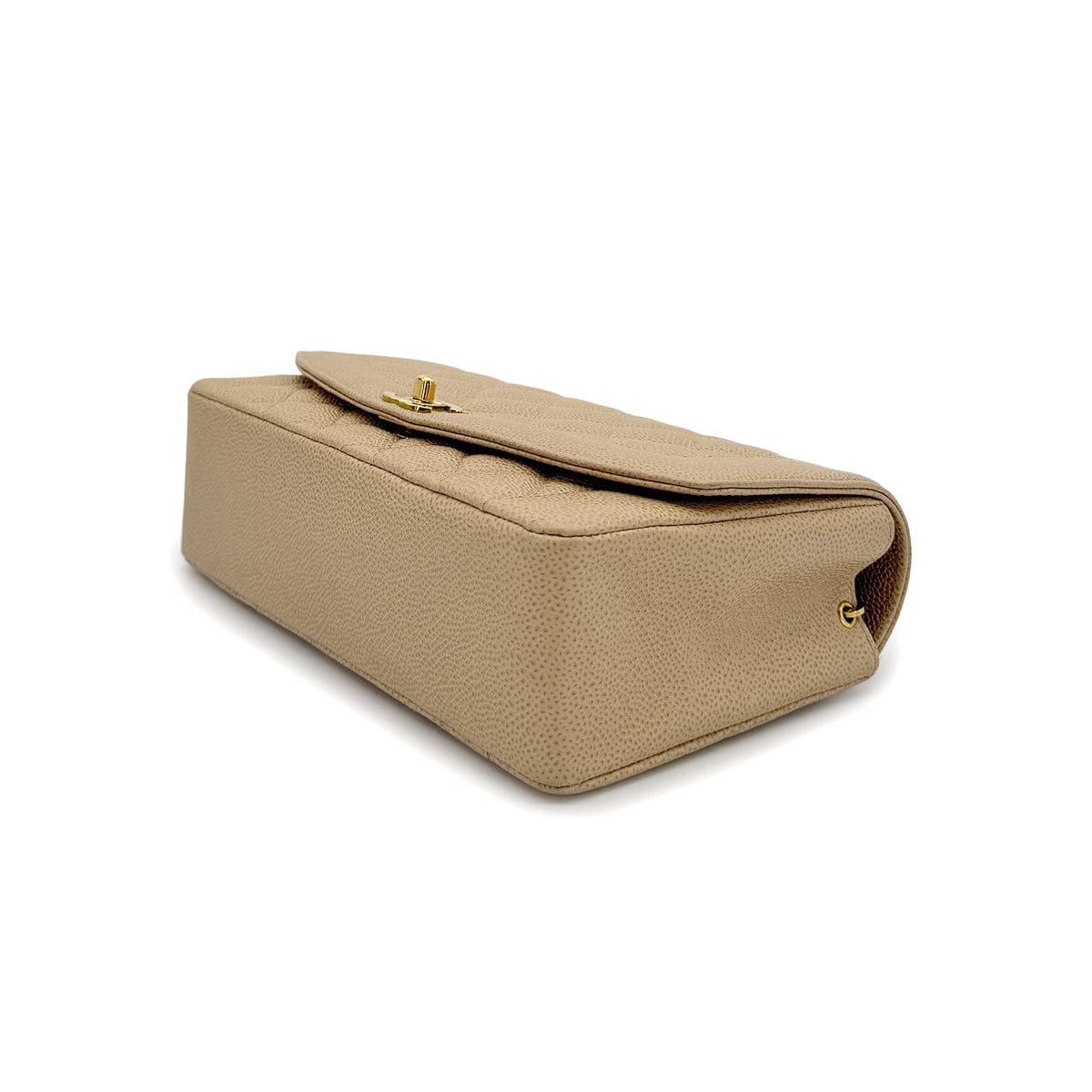 Luxury Promise Japan CHANEL VINTAGE DIANA MEDIUM CHAIN SHOULDER BAG BEIGE CAVIAR SKIN 90304980