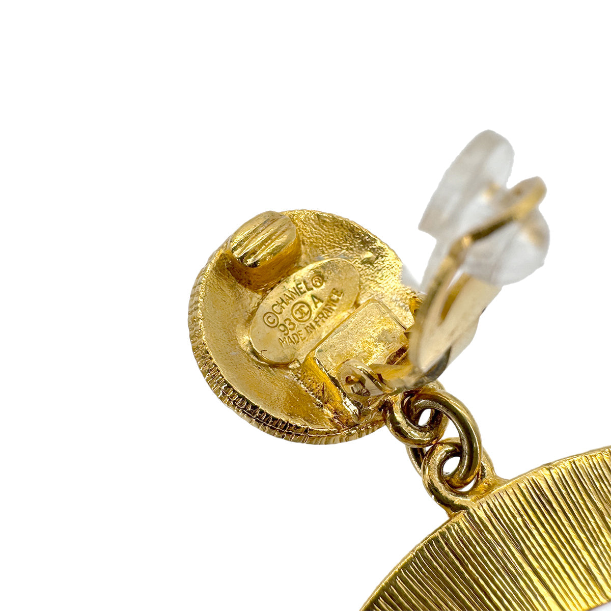 Luxury Promise Japan CHANEL VINTAGE EARRINGS BIG COCOMARK ACCESSORY GOLD 93A 90294164