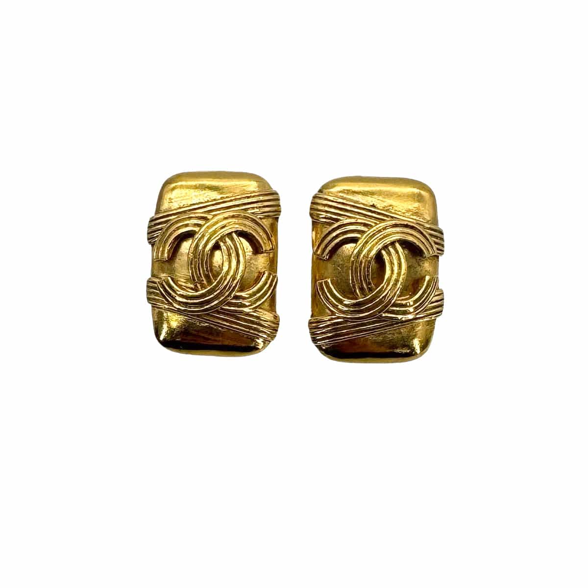 Luxury Promise Japan CHANEL VINTAGE EARRINGS COCOMARK GOLD ACCESSORY 90272494