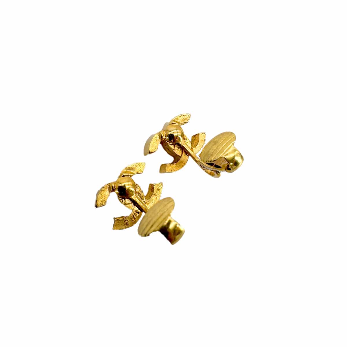 Luxury Promise Japan CHANEL VINTAGE EARRINGS COCOMARK GOLD ACCESSORY 90308357