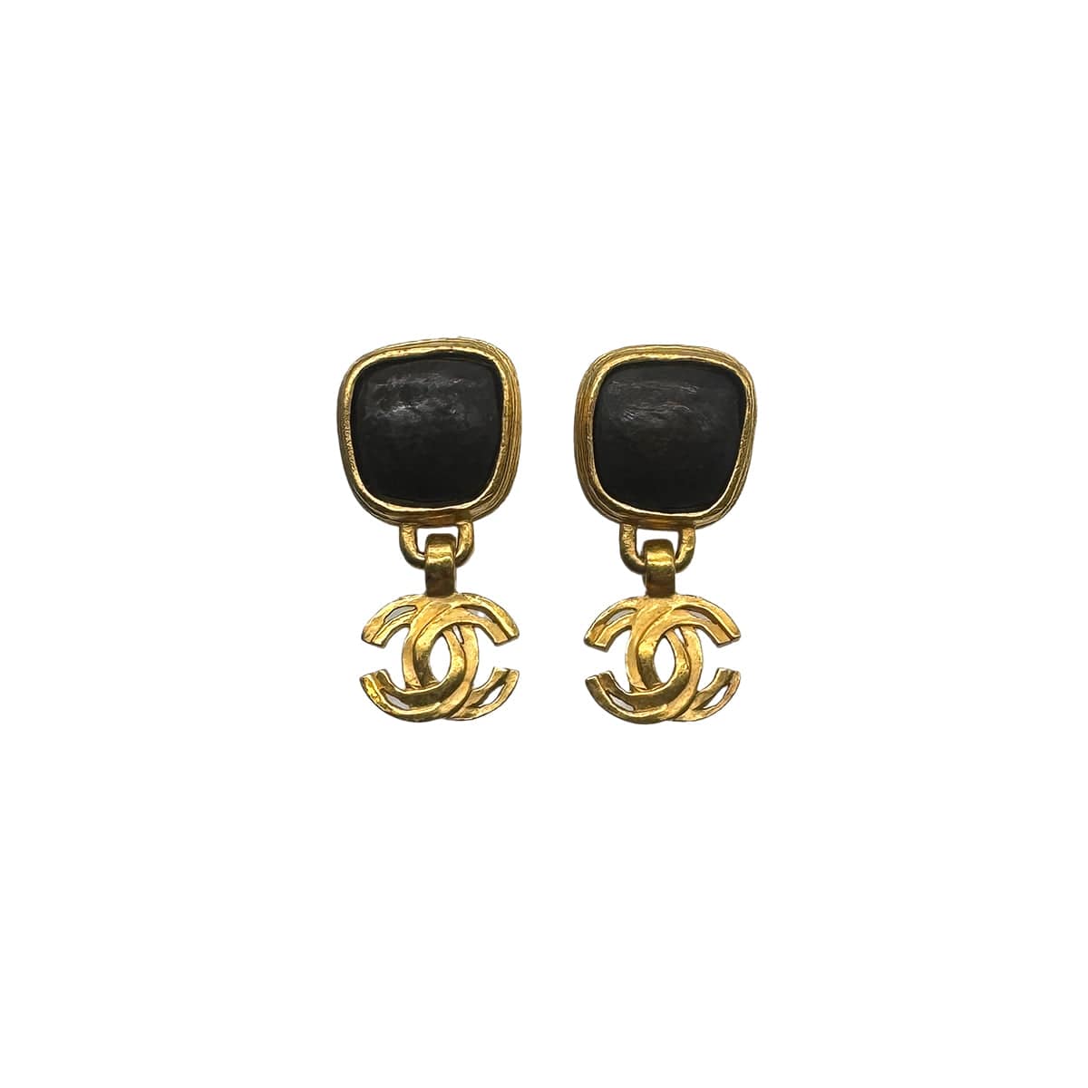 Luxury Promise Japan CHANEL VINTAGE EARRINGS COCOMARK GOLD ACCESSORY 97A 90272523