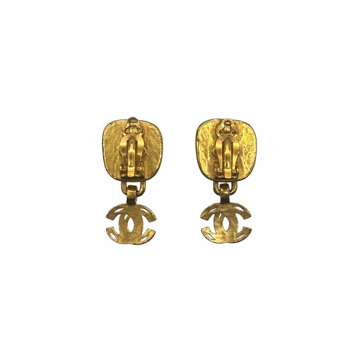 Luxury Promise Japan CHANEL VINTAGE EARRINGS COCOMARK GOLD ACCESSORY 97A 90272523