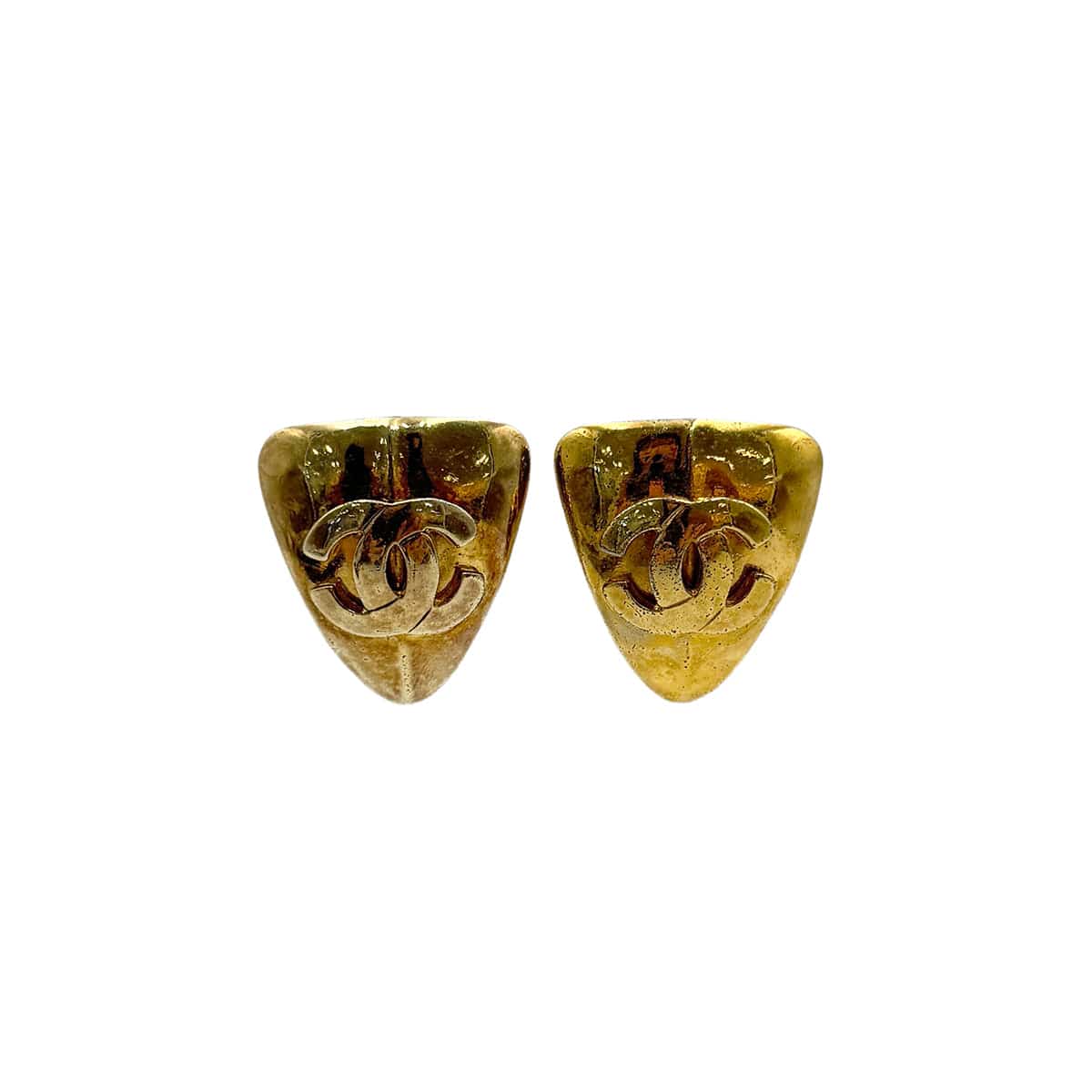 Luxury Promise Japan CHANEL VINTAGE EARRINGS COCOMARK GOLD ACCESSORY 97P 90300535