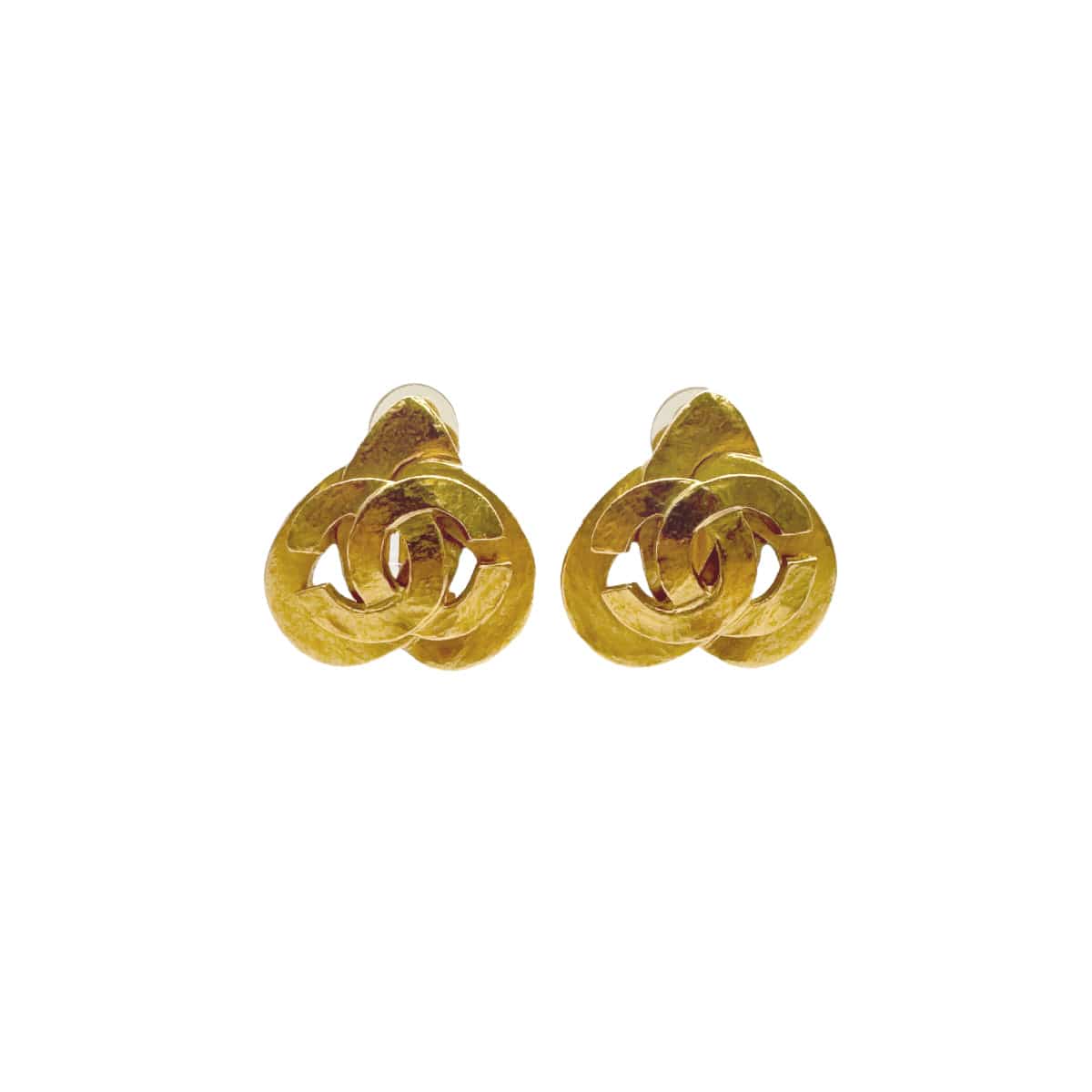 Luxury Promise Japan CHANEL VINTAGE EARRINGS COCOMARK GOLD ACCESSORY 97P 90310254