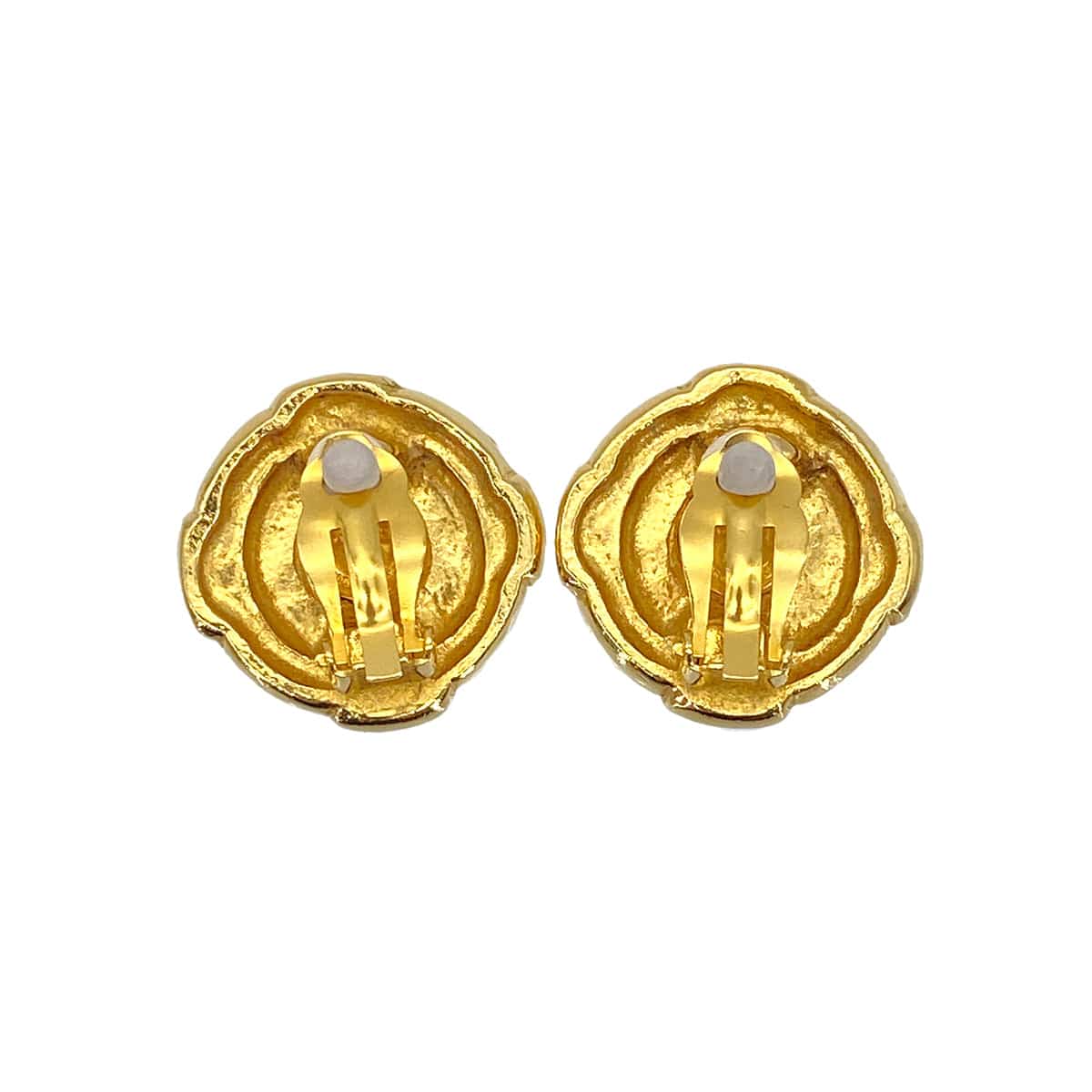 Luxury Promise Japan CHANEL VINTAGE EARRINGS COCOMARK ROUND ACCESSORY 90271879