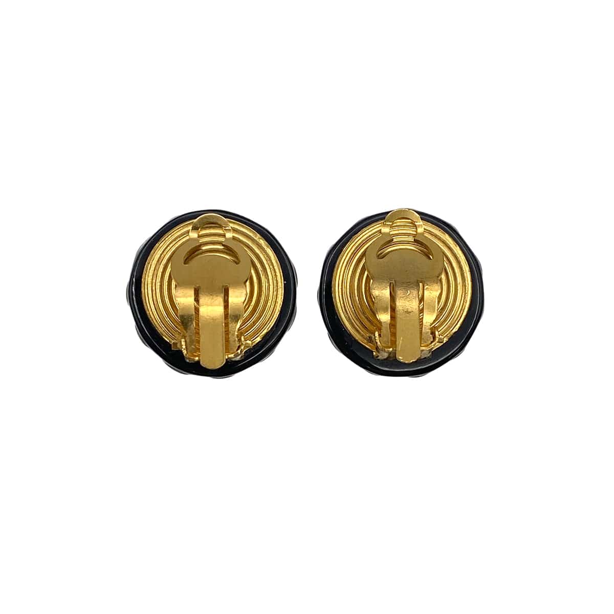 Luxury Promise Japan CHANEL VINTAGE EARRINGS COCOMARK ROUND ACCESSORY 97A 90274486