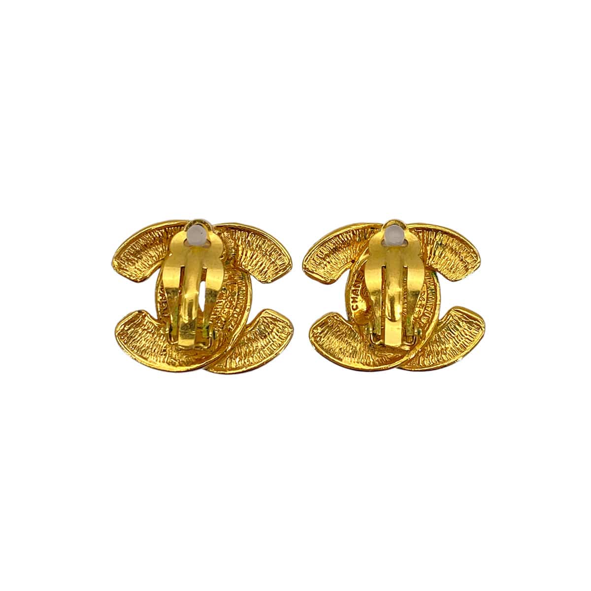 Luxury Promise Japan CHANEL VINTAGE EARRINGS MATELASSE COCOMARK ACCESSORY 90269687