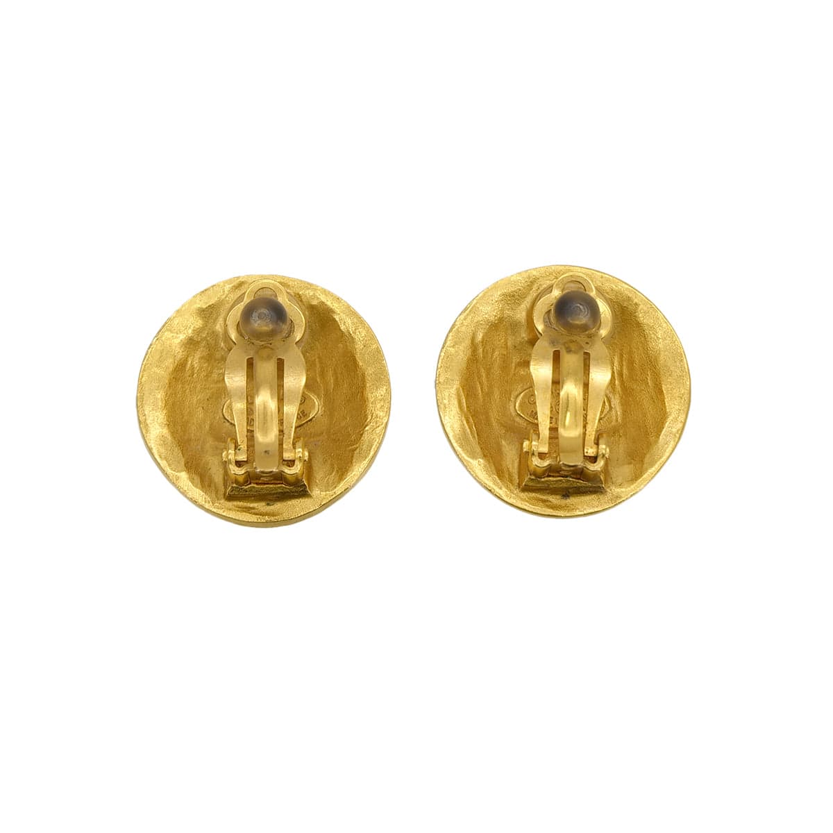 Luxury Promise Japan CHANEL VINTAGE EARRINGS ROUND COCOMARK GOLD 96A ACCESSORY 90309004
