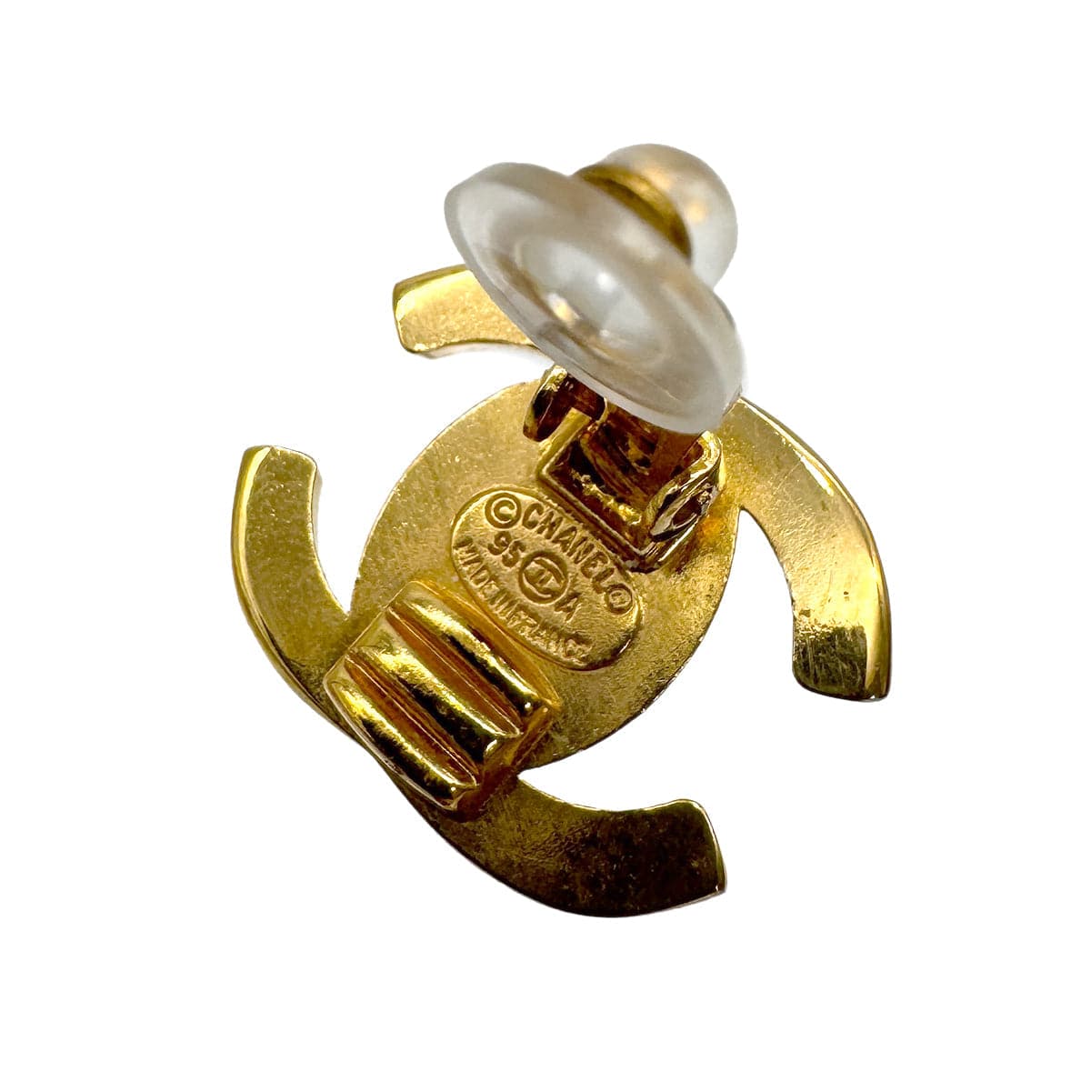 Luxury Promise Japan CHANEL VINTAGE EARRINGS TURN LOCK ACCESSORY 95A 90310245