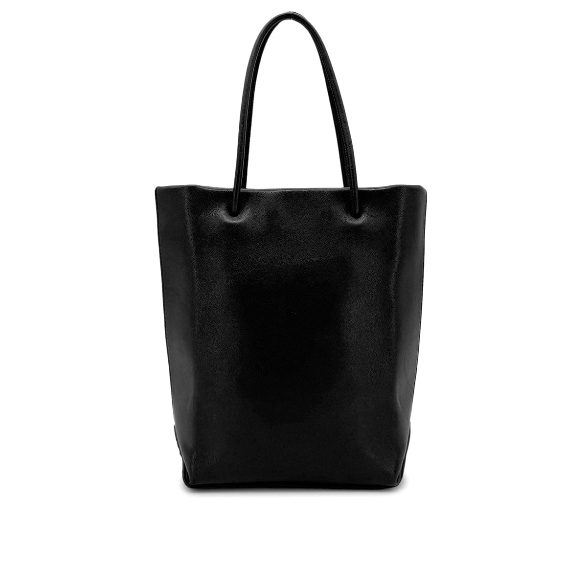 Luxury Promise Japan CHANEL VINTAGE ESSENTIAL TOTE BAG BLACK CALF LEATHER 90272526