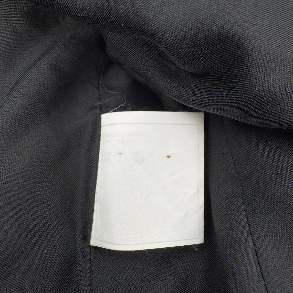 Luxury Promise Japan CHANEL VINTAGE GRIPOIX BUTTON VELOR HALF SLEEVE JACKET BLACK RAYON RTW 90284590