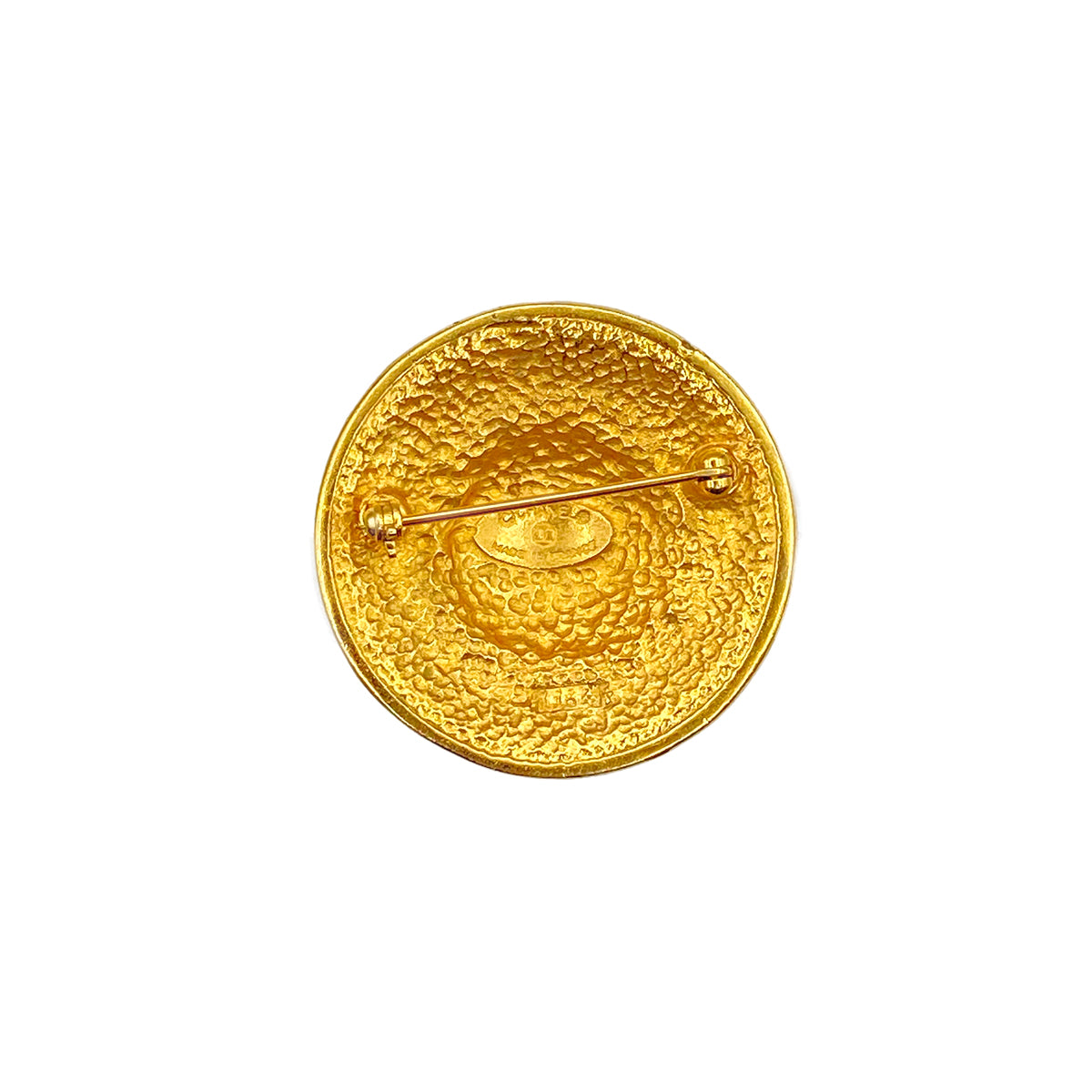 Luxury Promise Japan CHANEL VINTAGE LOGO BROOCH GOLD ACCESSORY 90275824