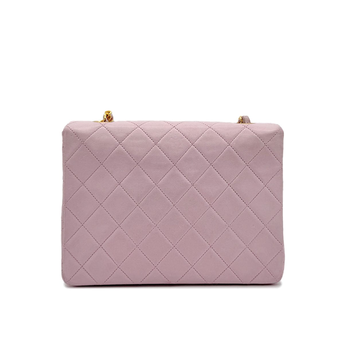 Luxury Promise Japan CHANEL VINTAGE MINI MATELASSE 20 CHAIN SHOULDER BAG PINK LAMB SKIN 90292487