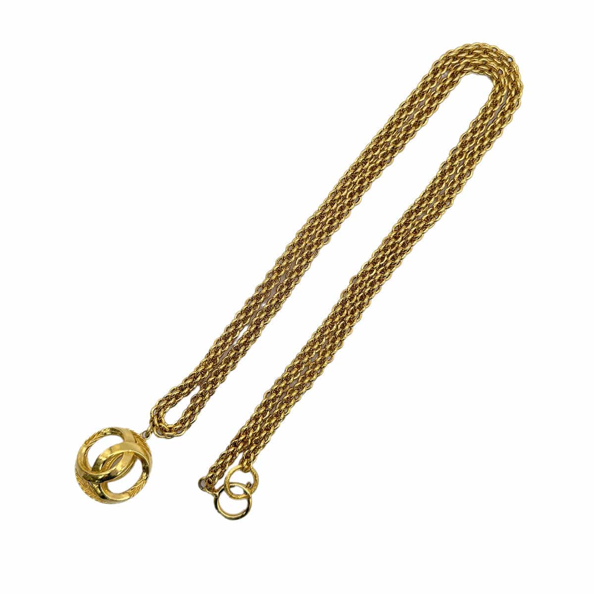 Luxury Promise Japan CHANEL VINTAGE NECKLACE COCOMARK GOLD ACCESSORY 90272509