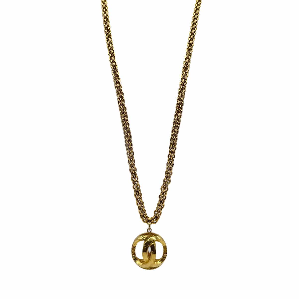 Luxury Promise Japan CHANEL VINTAGE NECKLACE COCOMARK GOLD ACCESSORY 90272509