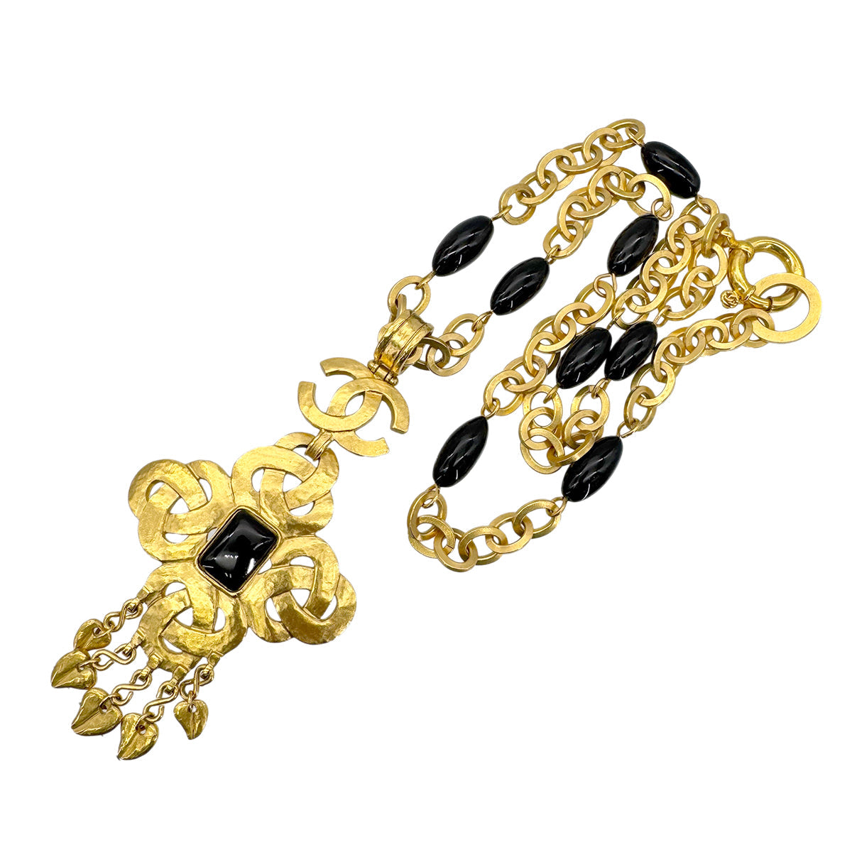 Luxury Promise Japan CHANEL VINTAGE NECKLACE GRIPOIX COCOMARK ACCESSORY 95P 90268856