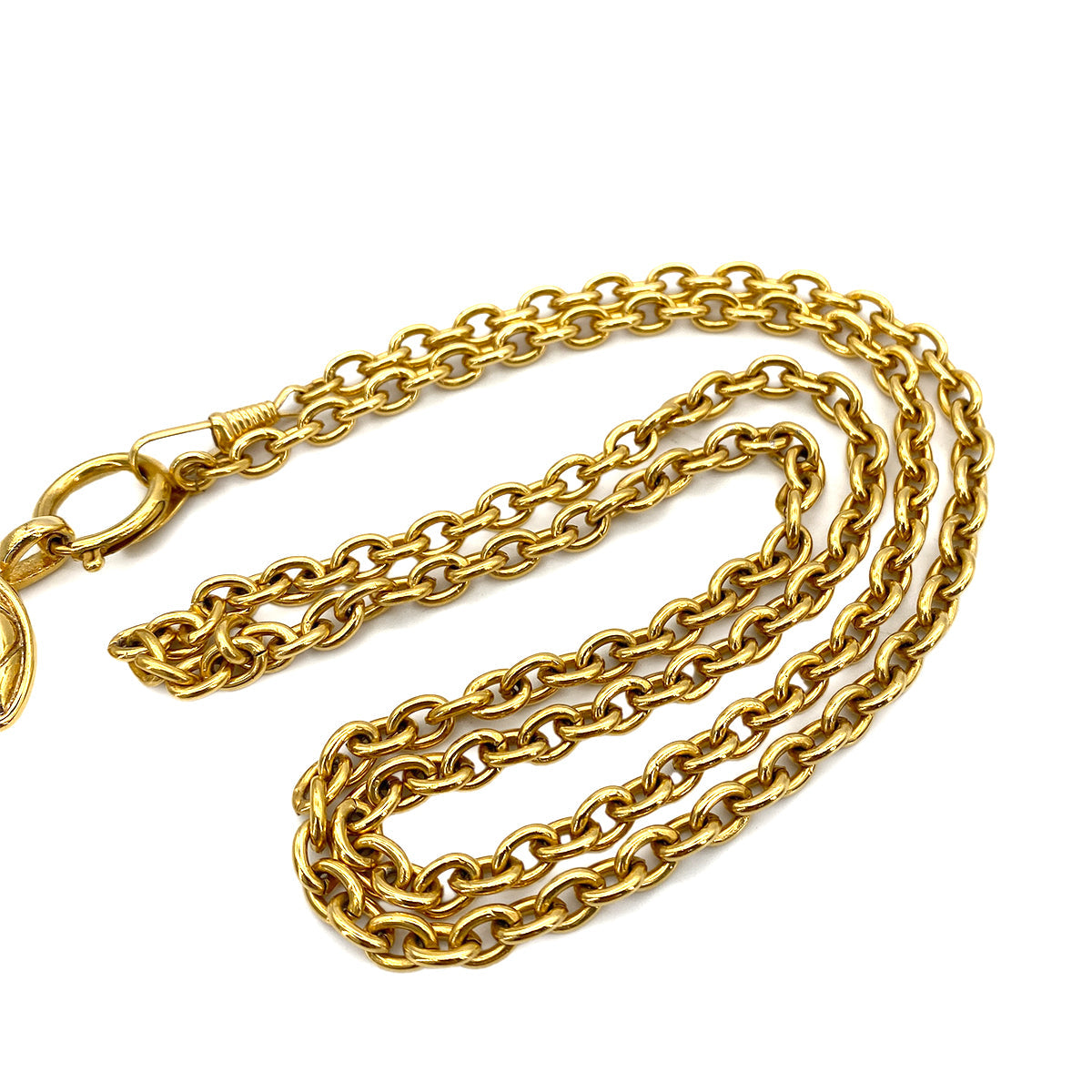 Luxury Promise Japan CHANEL VINTAGE NECKLACE MATELASSE COCOMARK ACCESSORY 90251129