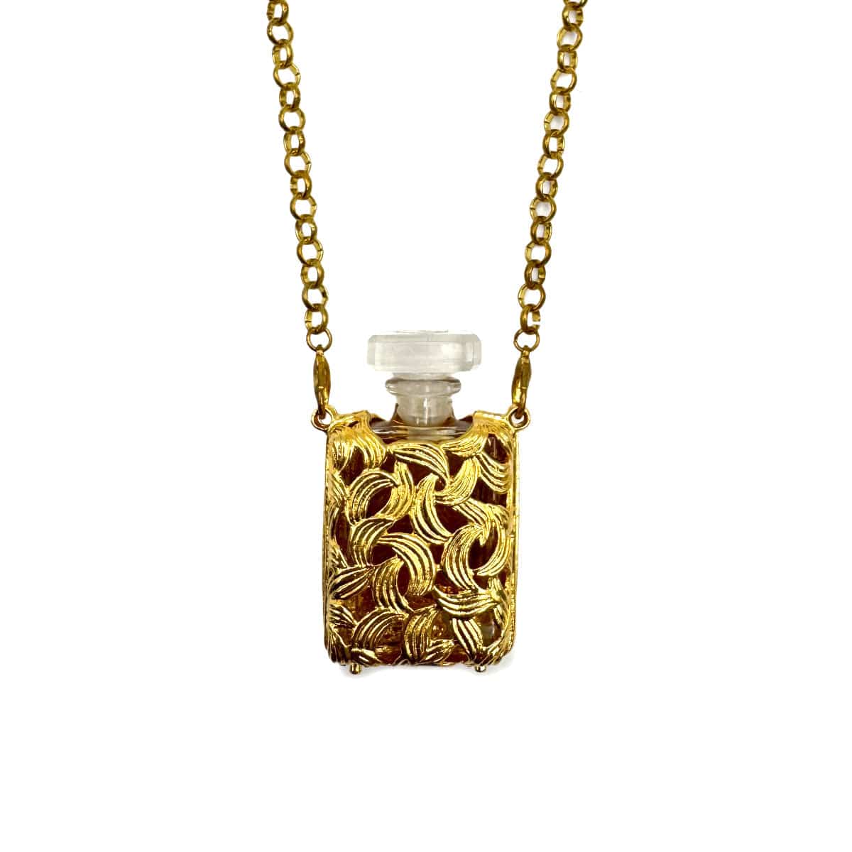 Luxury Promise Japan CHANEL VINTAGE NECKLACE PERFUME GOLD ACCESSORY 90307890