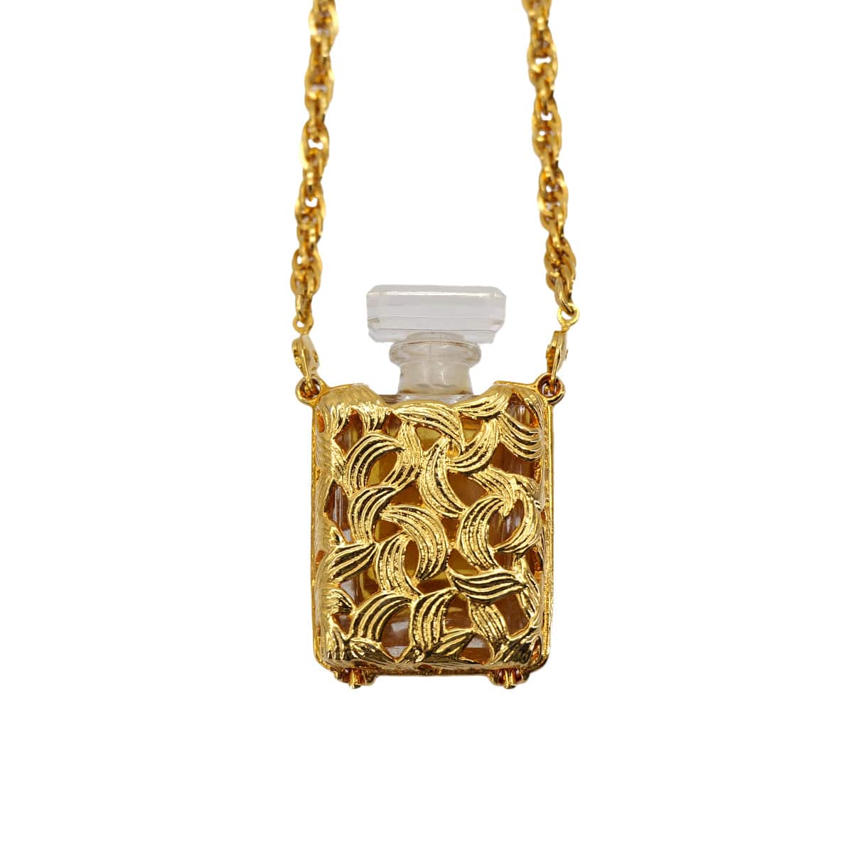 Luxury Promise Japan CHANEL VINTAGE NECKLACE PERFUME NO5 GOLD ACCESSORY 90309769