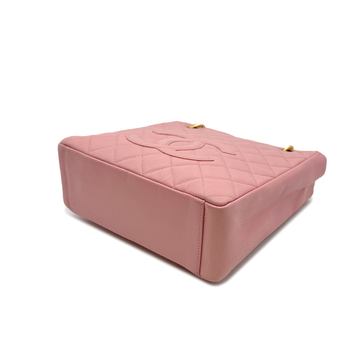 Luxury Promise Japan CHANEL VINTAGE PST CHAIN TOTE BAG PINK CAVIAR SKIN 90302179