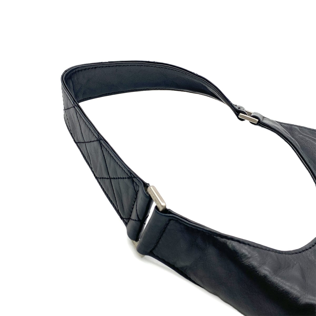 Luxury Promise Japan CHANEL VINTAGE RUNWAY FALL 2003 COLLECTION MATELASSE BODY BAG BLACK LAMB SKIN 90280496