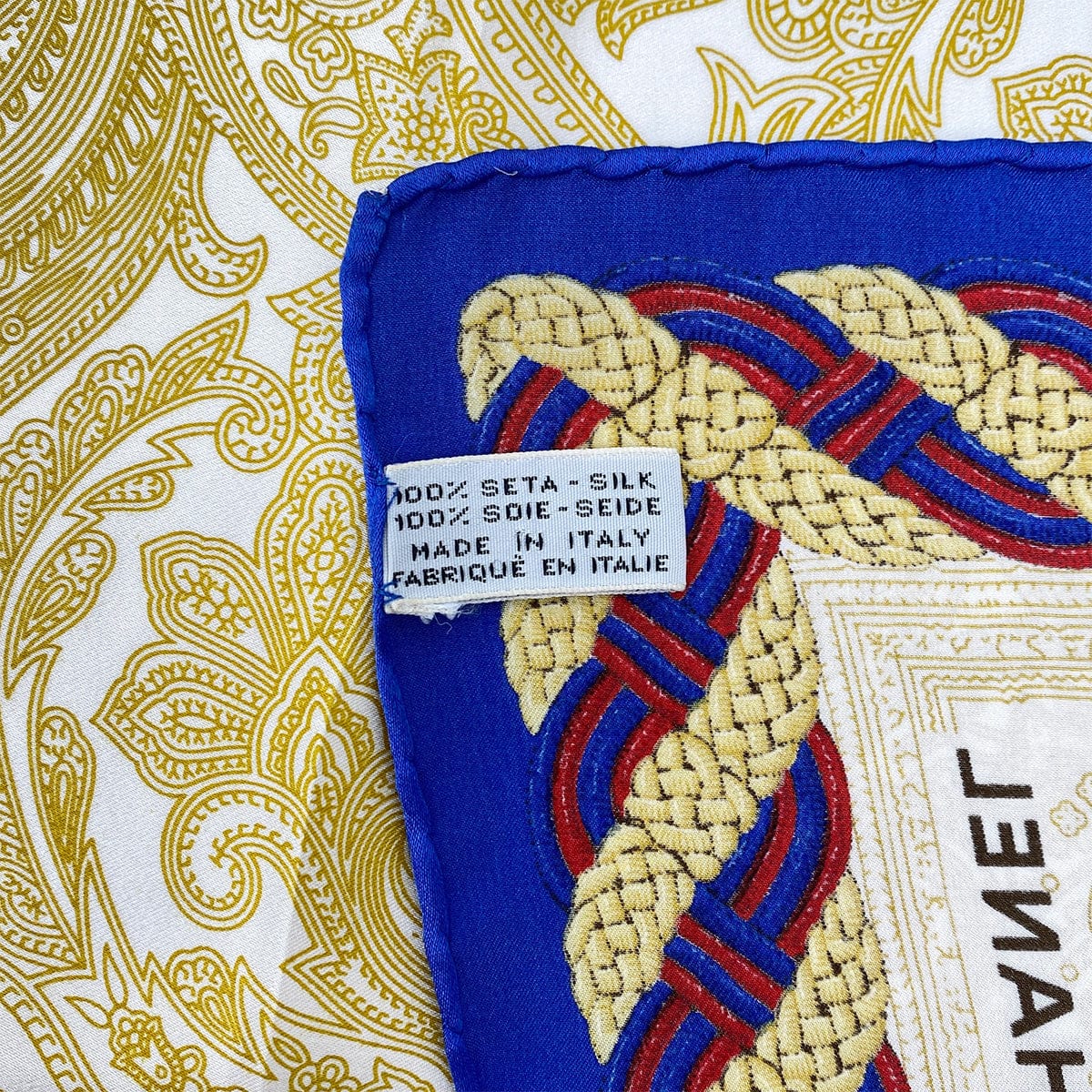 Luxury Promise Japan CHANEL VINTAGE SCARF MULTICOLOR SILK 90306870