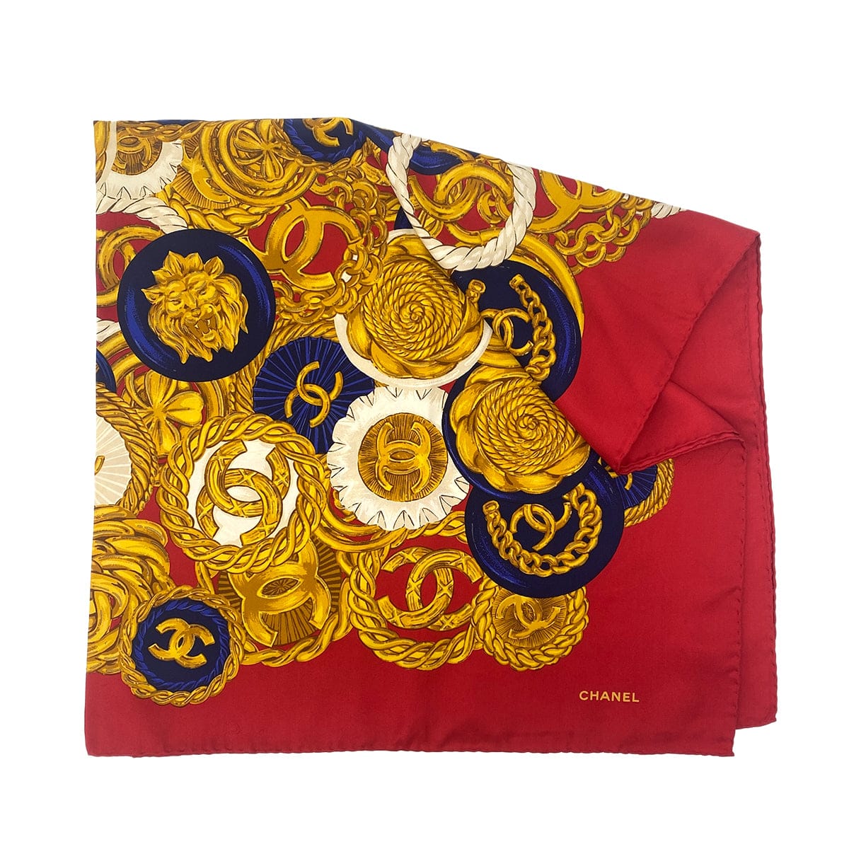 Luxury Promise Japan CHANEL VINTAGE SCARF MULTICOLOR SILK 90307033