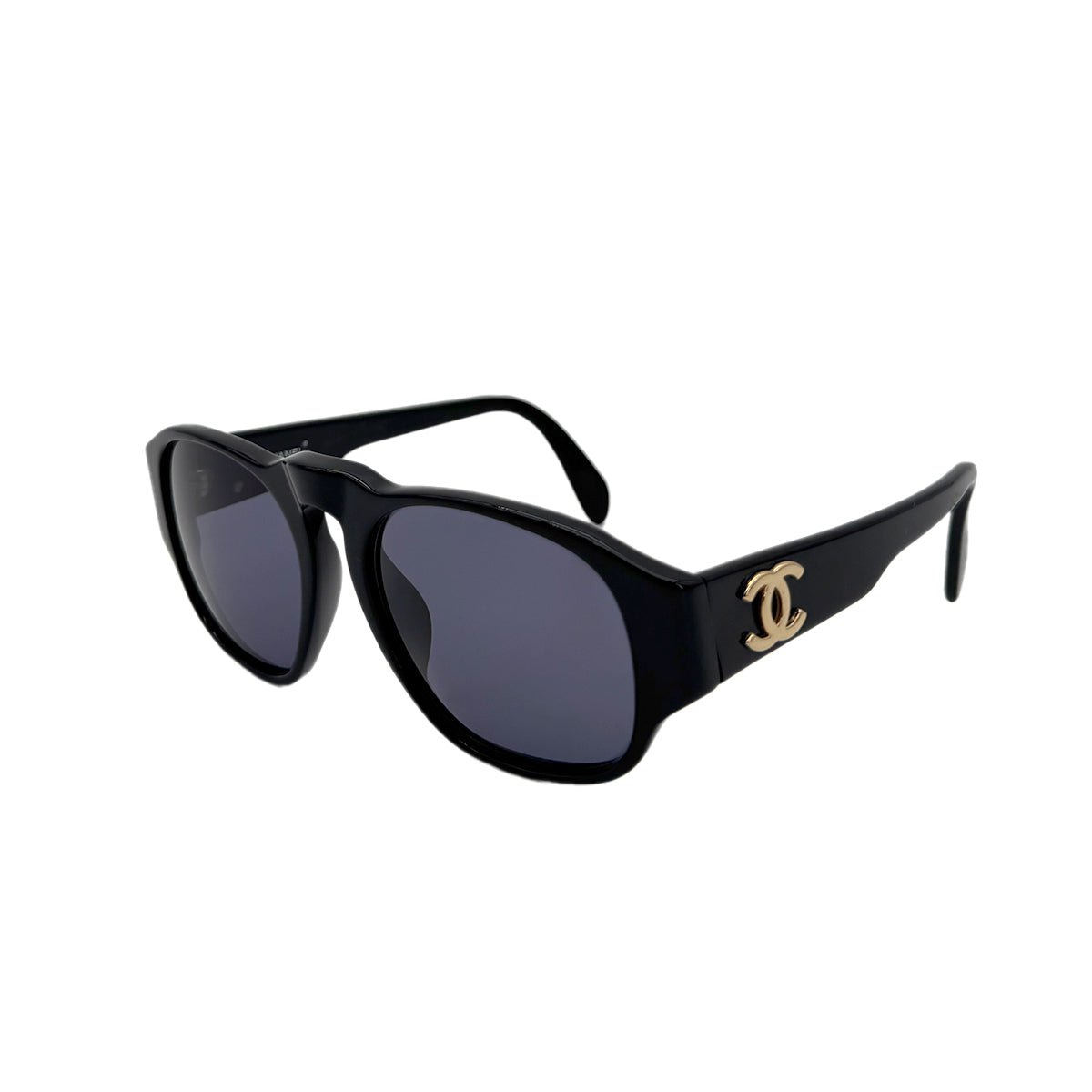 Luxury Promise Japan CHANEL VINTAGE SUNGLASSES COCOMARK BLACK EYEWEAR 90281851