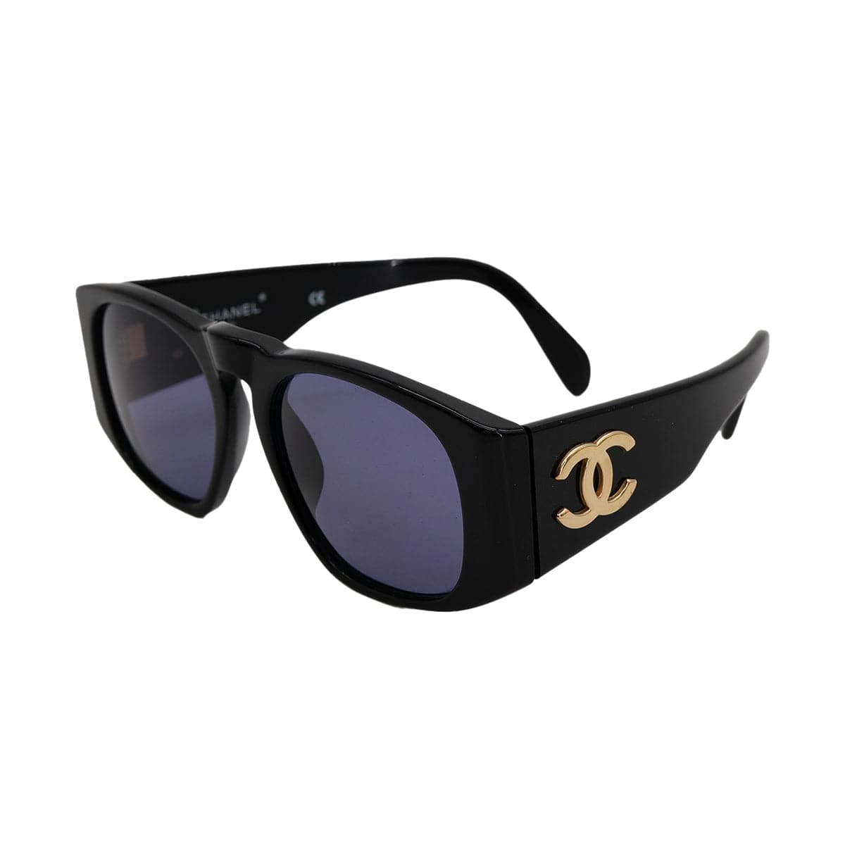 Luxury Promise Japan CHANEL VINTAGE SUNGLASSES COCOMARK BLACK EYEWEAR 90309194