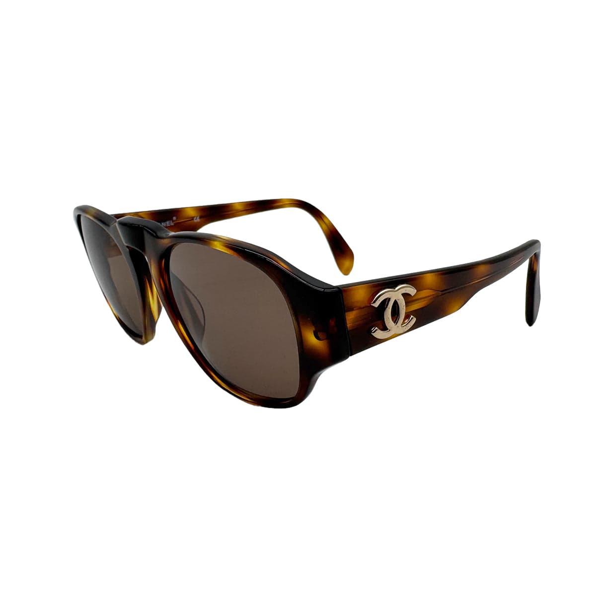 Luxury Promise Japan CHANEL VINTAGE SUNGLASSES COCOMARK TORTOISESHELL BROWN EYEWEAR 90307355