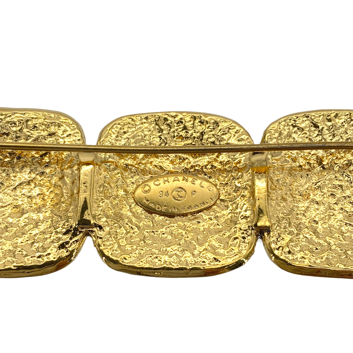 Luxury Promise Japan CHANEL VINTAGE TRIPLE COCOMARK BROOCH GOLD ACCESSORY 94P 90278947