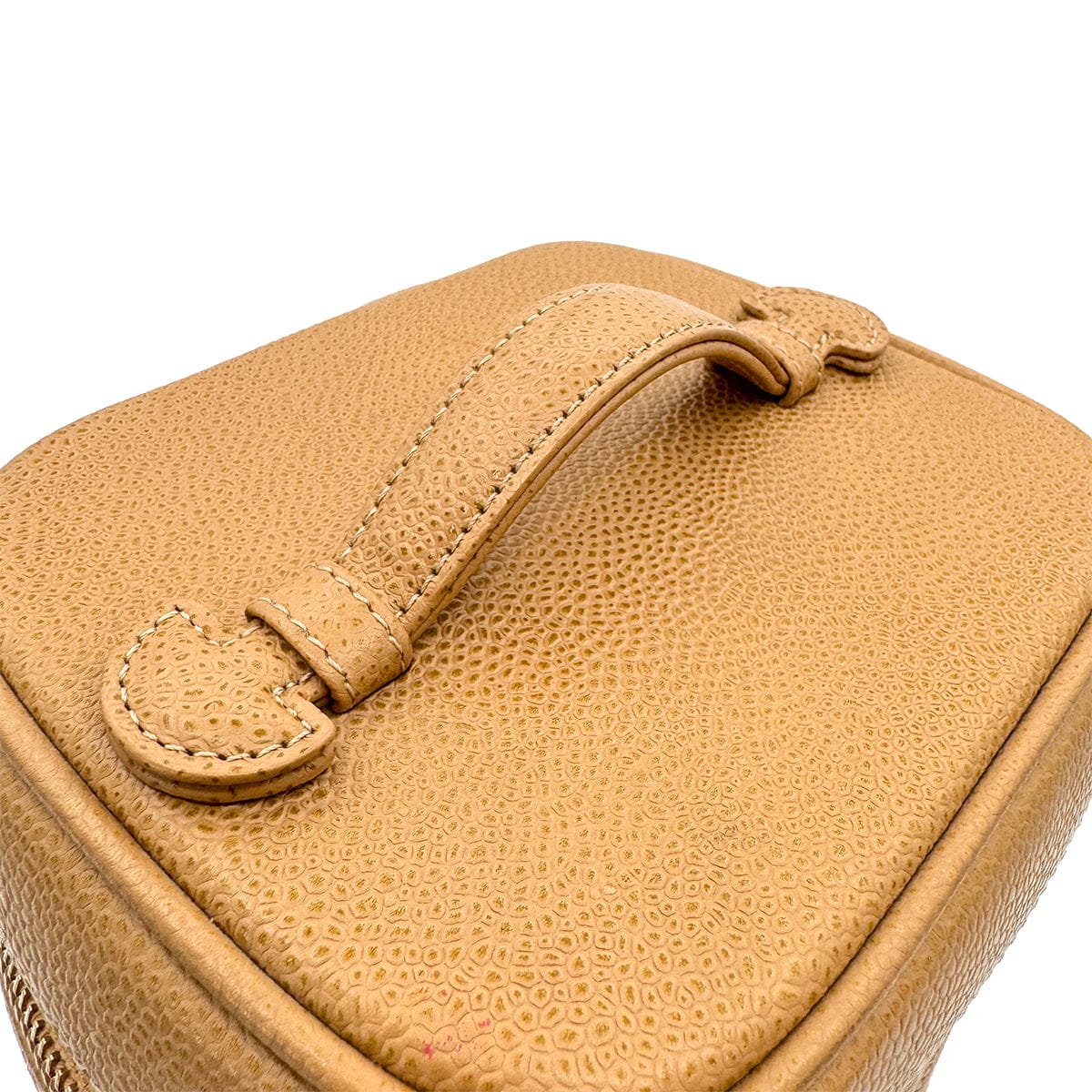 Luxury Promise Japan CHANEL VINTAGE VANITY HAND BAG BEIGE CAVIAR SKIN 90303018