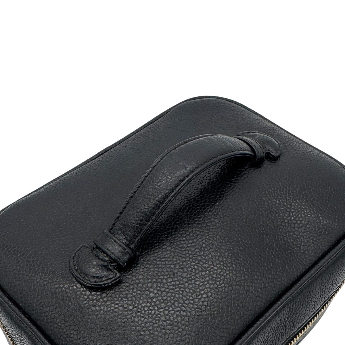 Luxury Promise Japan CHANEL VINTAGE VANITY HAND BAG BLACK CAVIAR SKIN 90299805