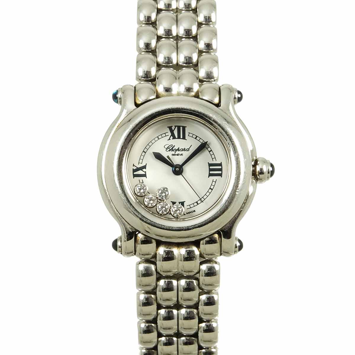 Luxury Promise Japan Chopard Happy Sport 27/8250 23 Women's Watch with 5 Diamonds and White Quartz Movement, 90296666