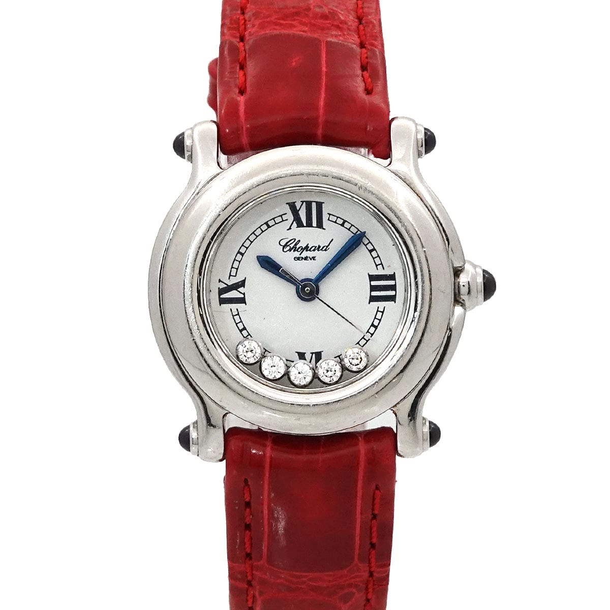 Luxury Promise Japan Chopard Happy Sports 27 8245 23 Women's Watch with 5 Moving Diamonds and White Quartz Movement, 90299038