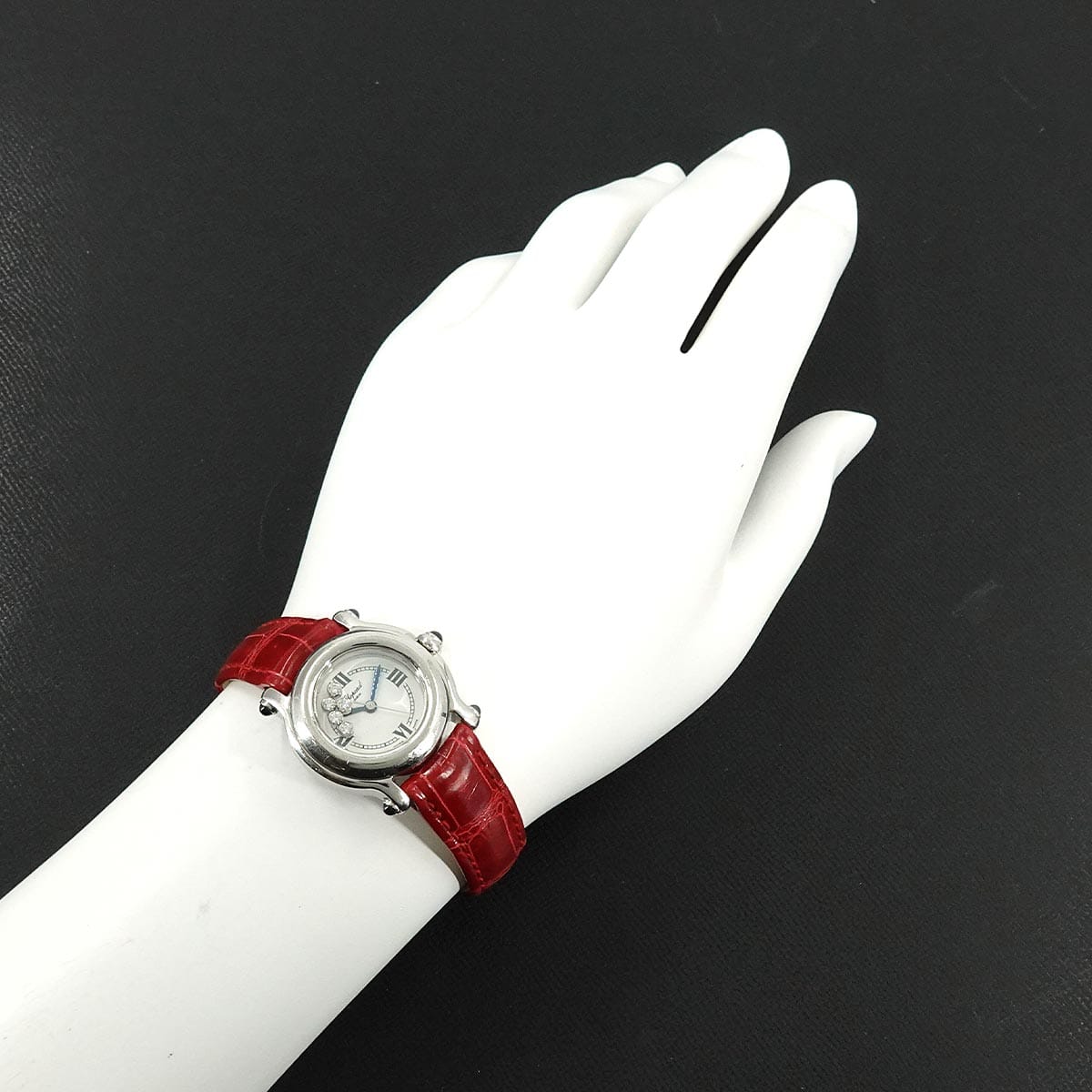 Luxury Promise Japan Chopard Happy Sports 27 8245 23 Women's Watch with 5 Moving Diamonds and White Quartz Movement, 90299038