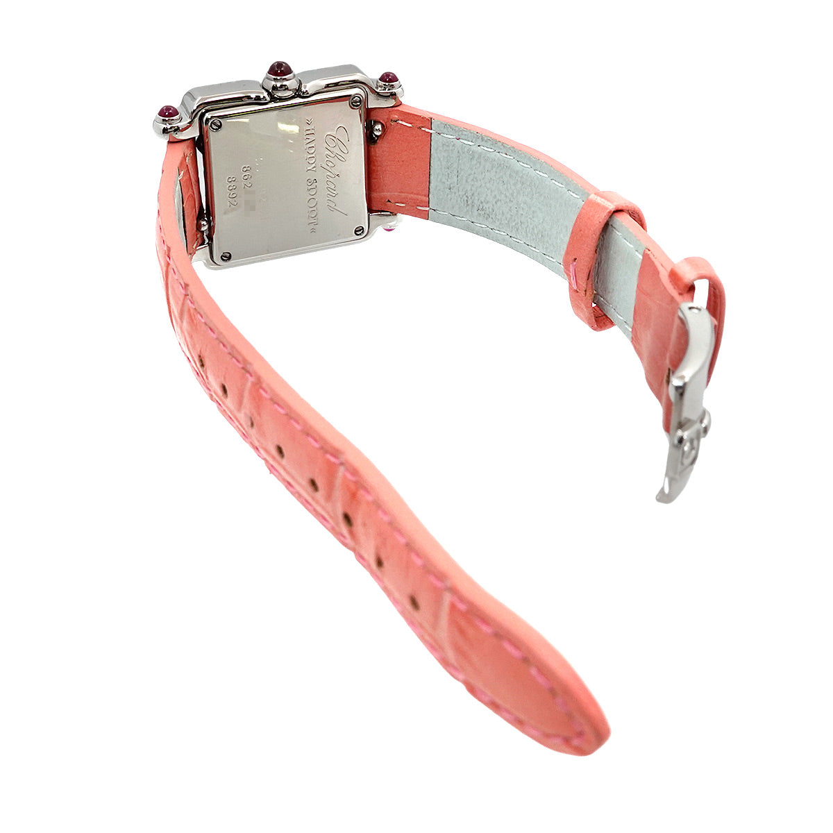 Luxury Promise Japan Chopard Happy Sports 27 8892 21 5P Diamond Women's Watch Pink Shell Quartz Movement Chopard Happy Sports 90273363