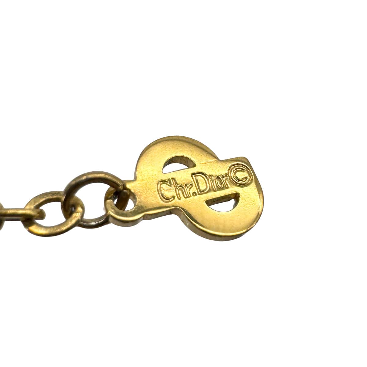 Luxury Promise Japan CHRISTIAN DIOR NECKLACE CD LOGO GOLD ACCESSORY 90323214