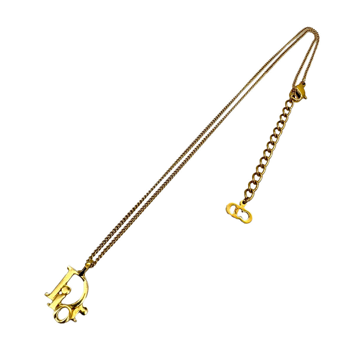 Luxury Promise Japan CHRISTIAN DIOR NECKLACE LOGO GOLD ACCESSORY 90299118