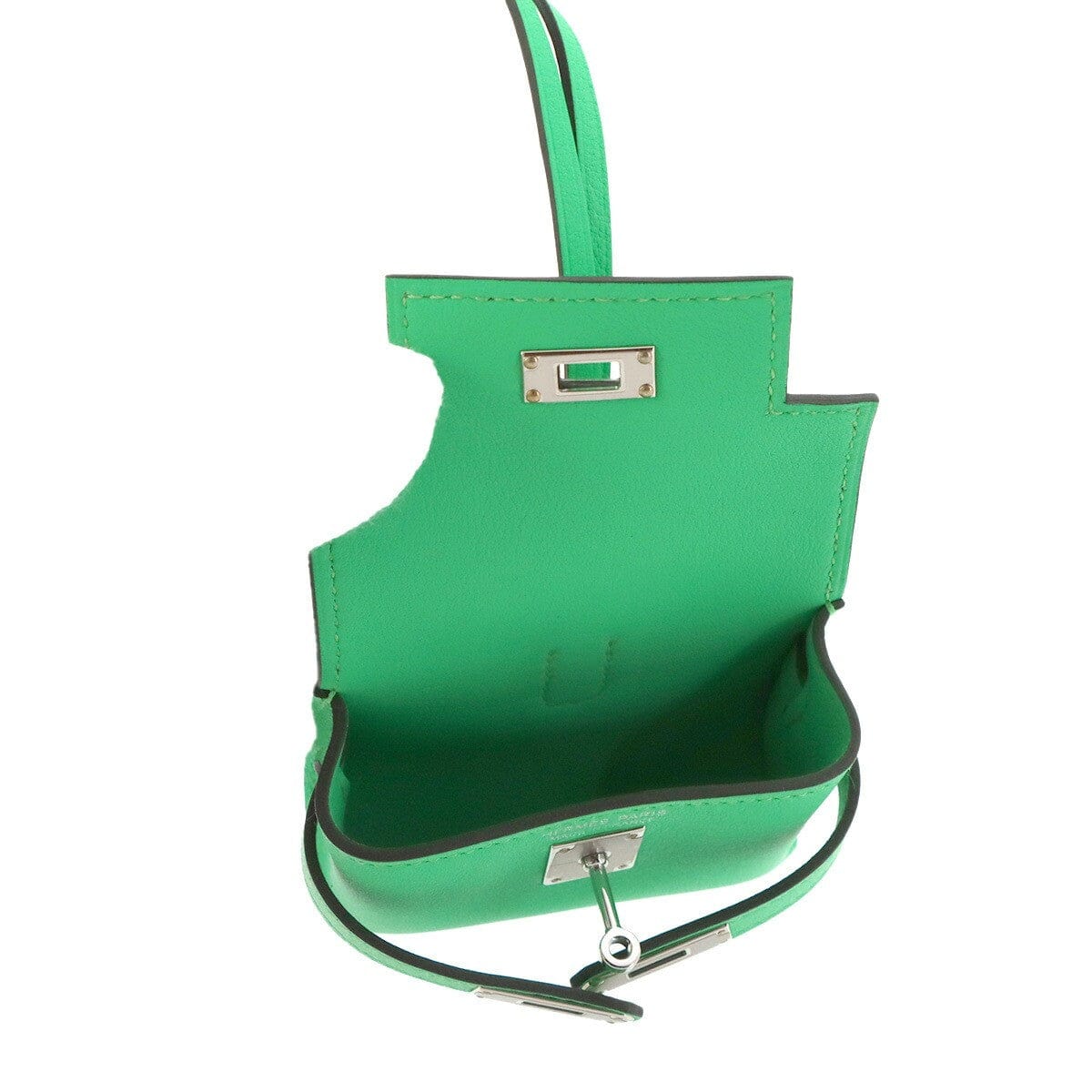 HERMES Kelly Festival Bag Charm Veau Swift Vert comics 903242755