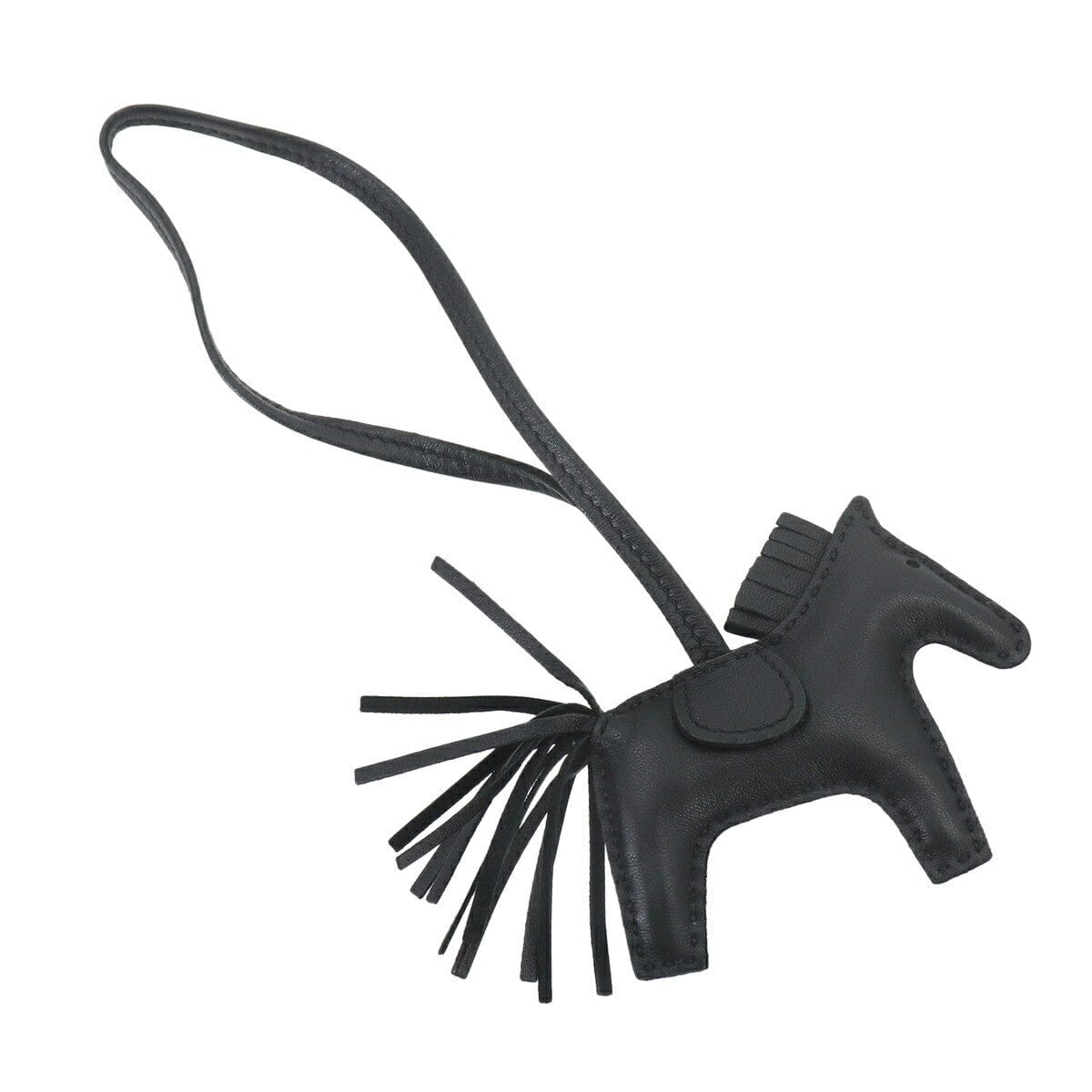 Luxury Promise Japan HERMES Rodeo PM Bag Charm Agneau Milo So Black Accessory 90329357
