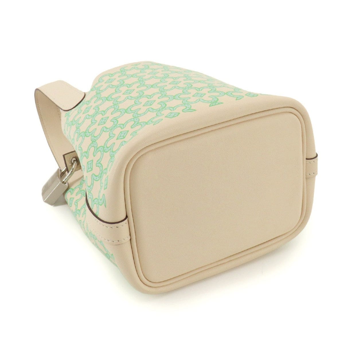 HERMES Picotin Lock PM Lucky Daisy Hand Bag Swift Nata Vert Blanc 903310983