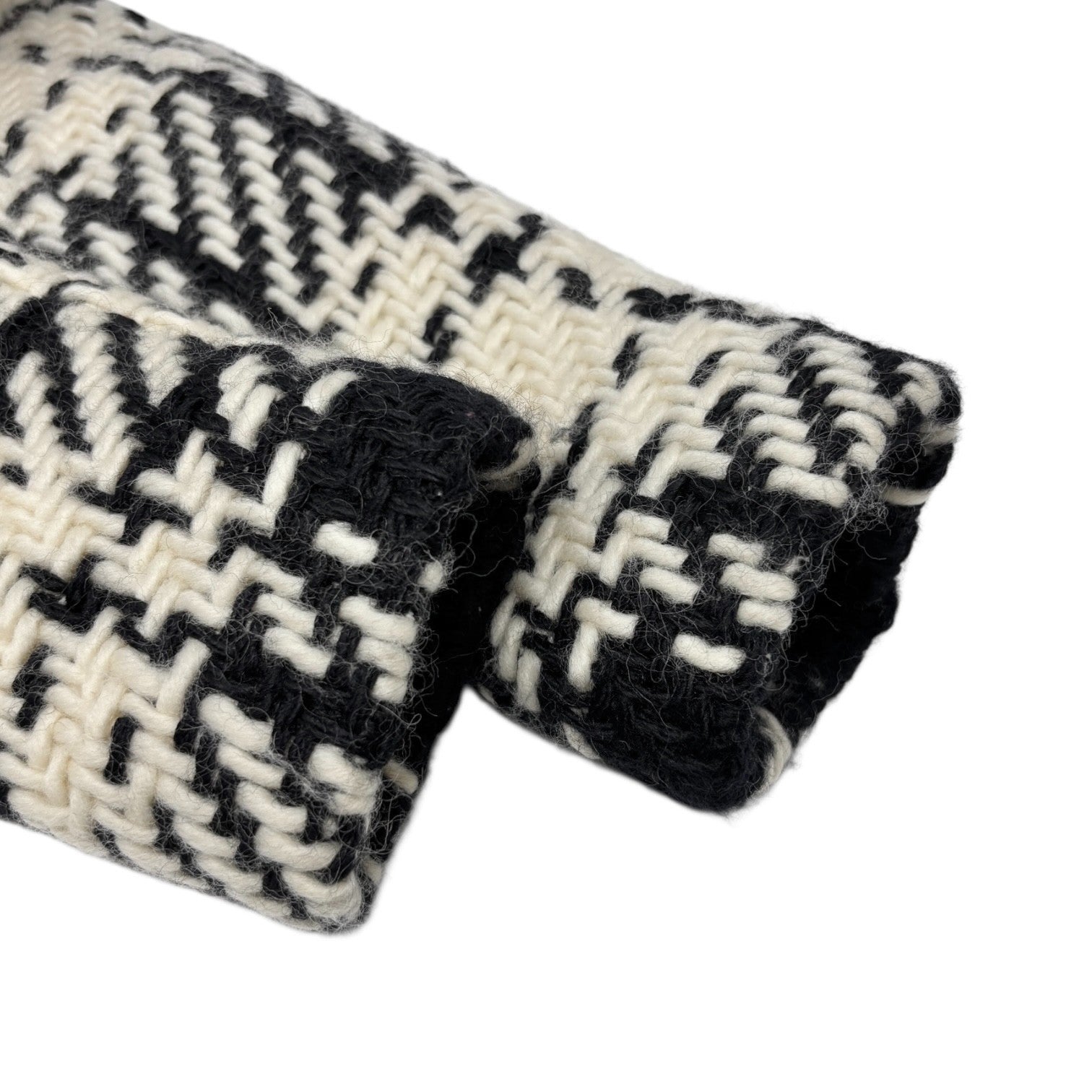 CELINE MACADAM PATTERNED WOOL MUFFLER MADE IN ITALY/セリーヌ