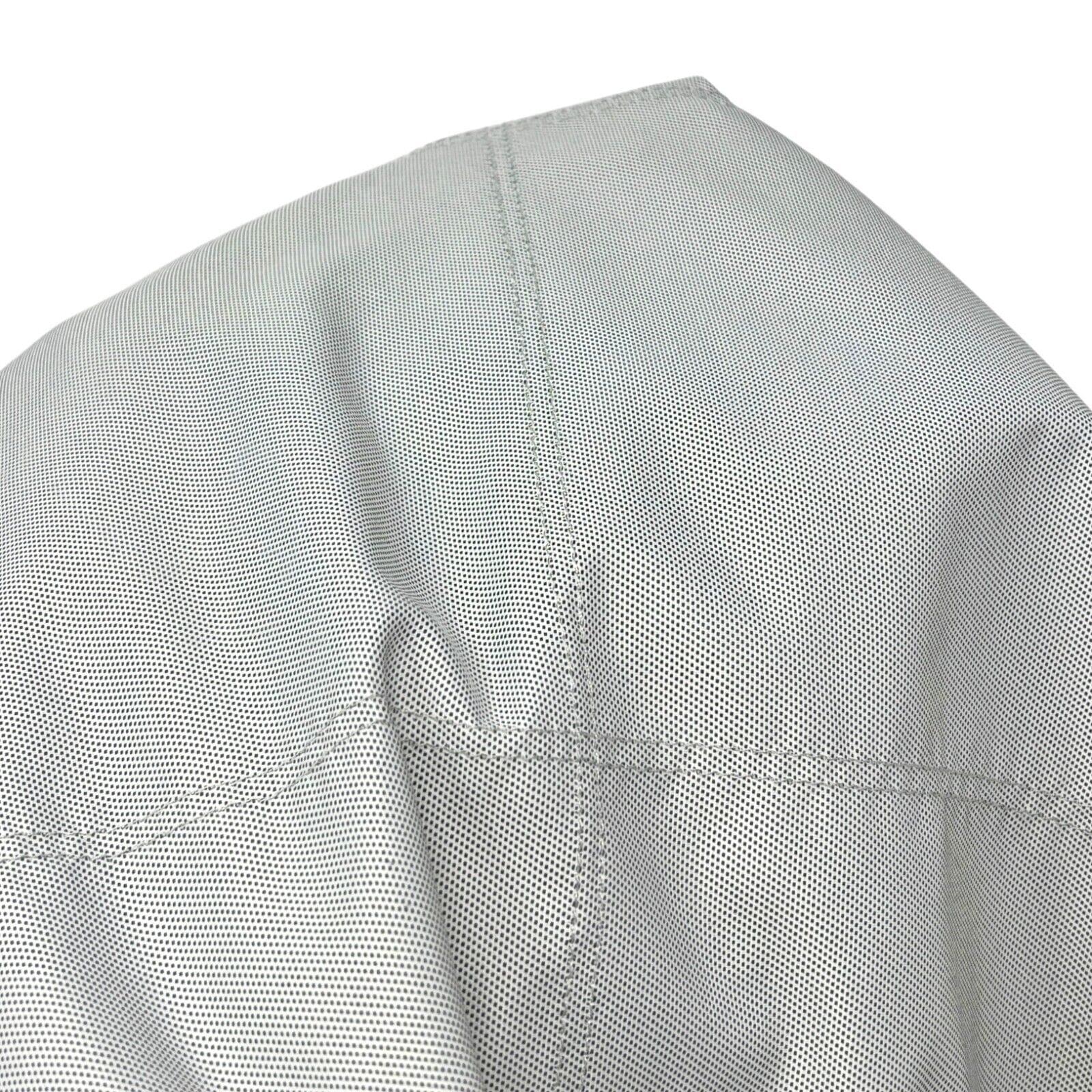 Luxury Promise Japan CHANEL Sport Vintage 01P CC Mark Logo Zipped Jacket #36 White Gray Cotton